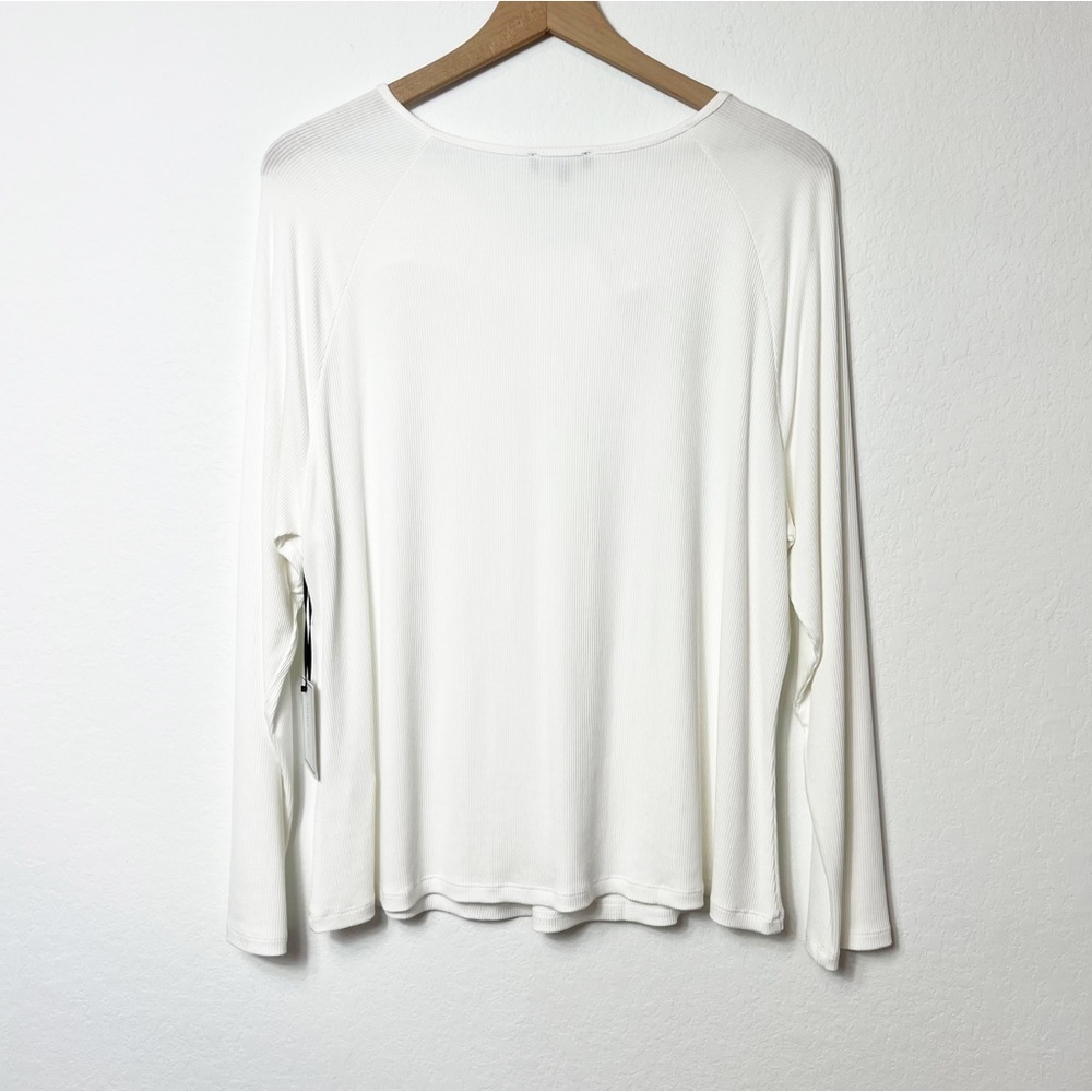 1. State White Long Sleeve Women Blouse Size 2X Brand New With Tags - Picture 3 of 8